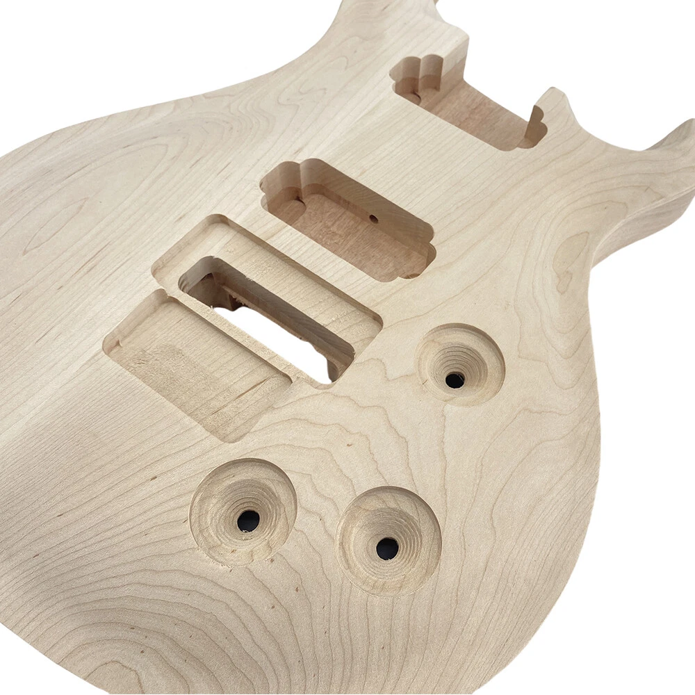 Yinfente New Guitar Kit Guitar Neck 22fret Rosewood Fretboard Mahogany Body Set in Heel  