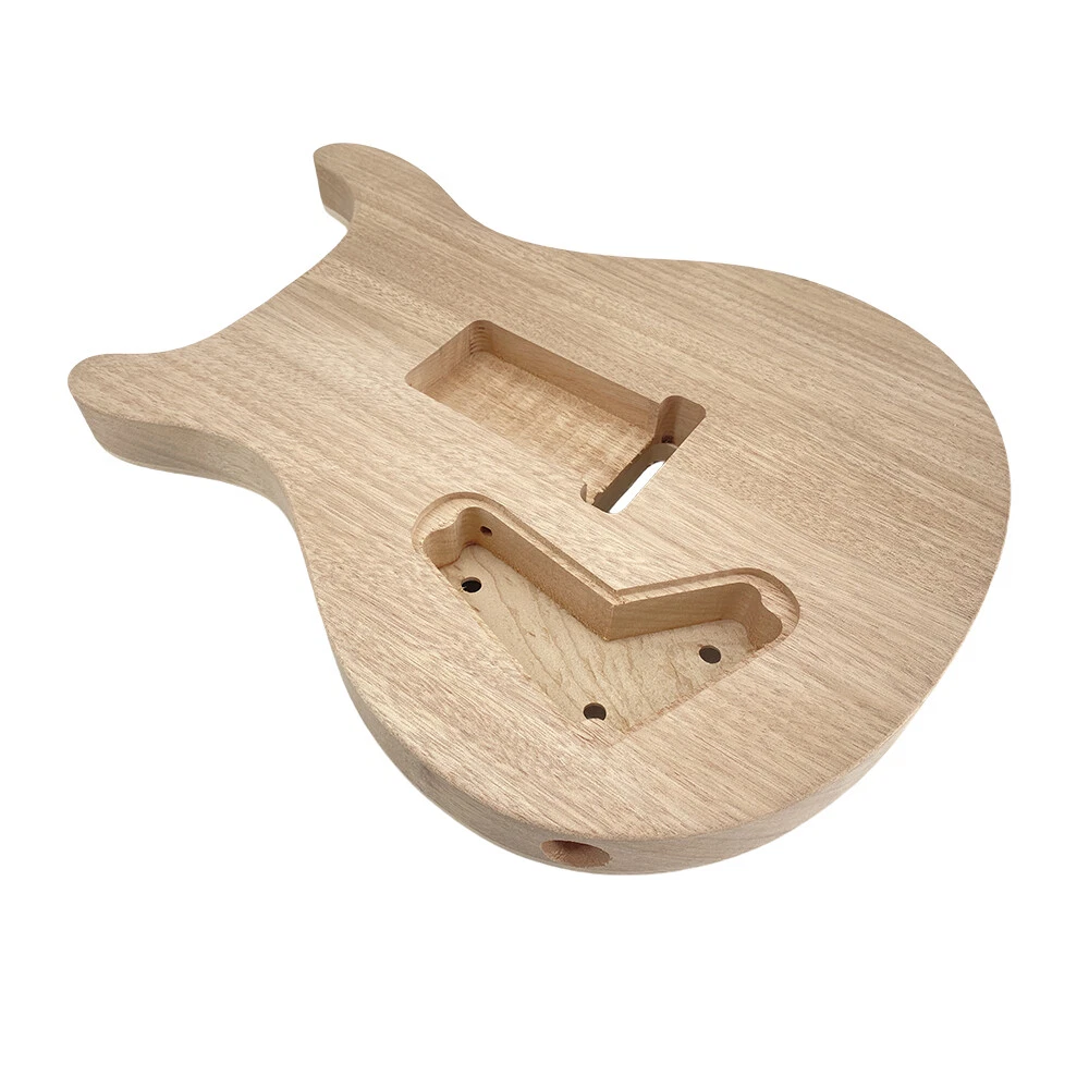 Yinfente New Guitar Kit Guitar Neck 22fret Rosewood Fretboard Mahogany Body Set in Heel  