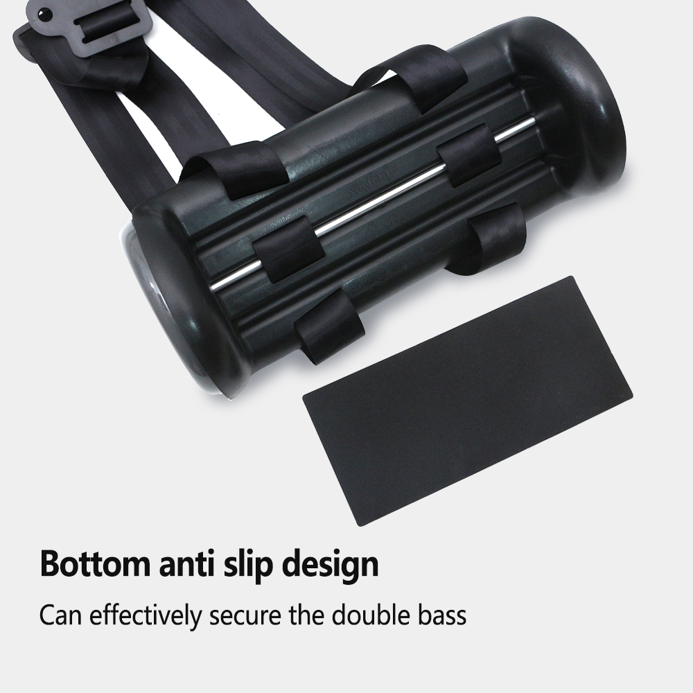  yinfente double bass Buggies String Bass Buggy The Bass Wheel with Protective Pad Alternative Transport Carry Bass  