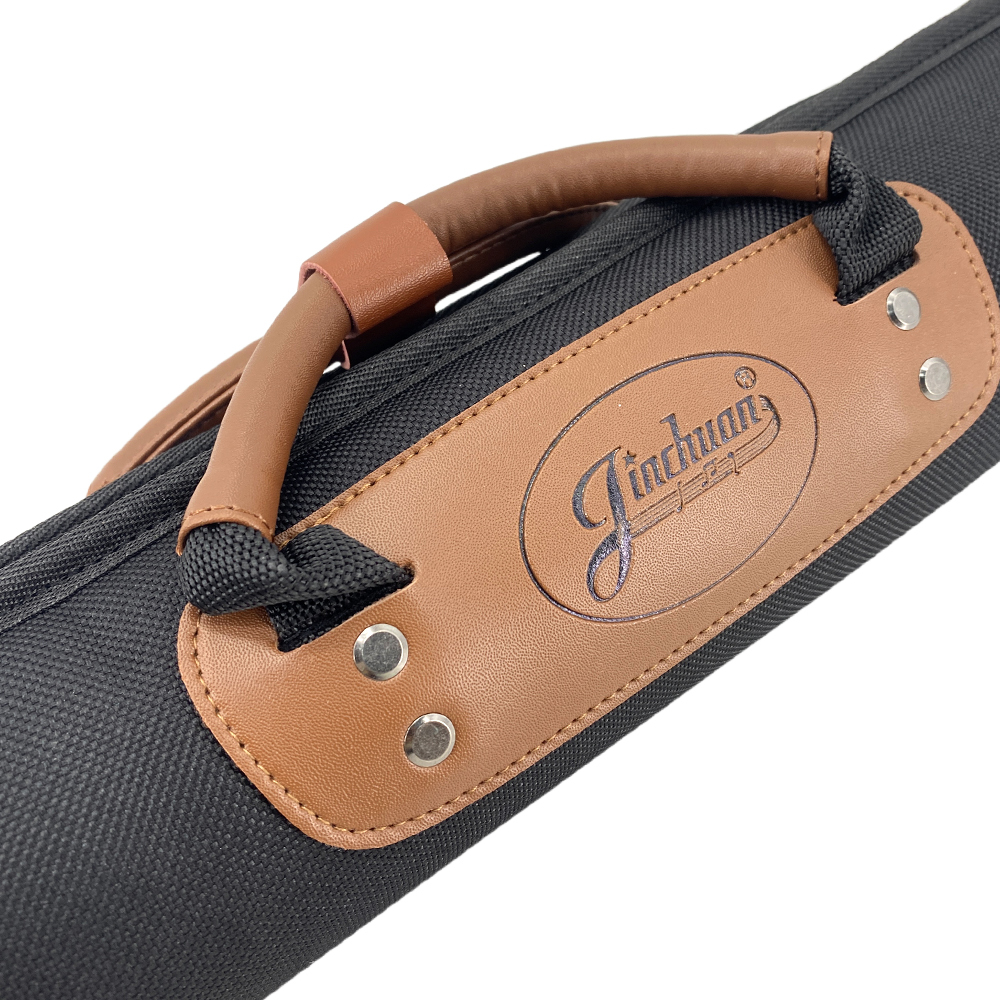 Yinfente Soprano Sax Case Clarinet Bag Black with Strap Leather Handle Parts Storage Lightweight Water-Resistant for Saxophone Clarinet  