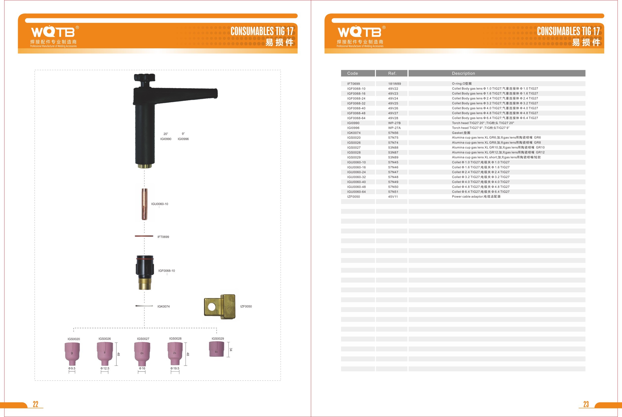 TlG Welding Accessories Catalog TlG Welding Accessories Catalog