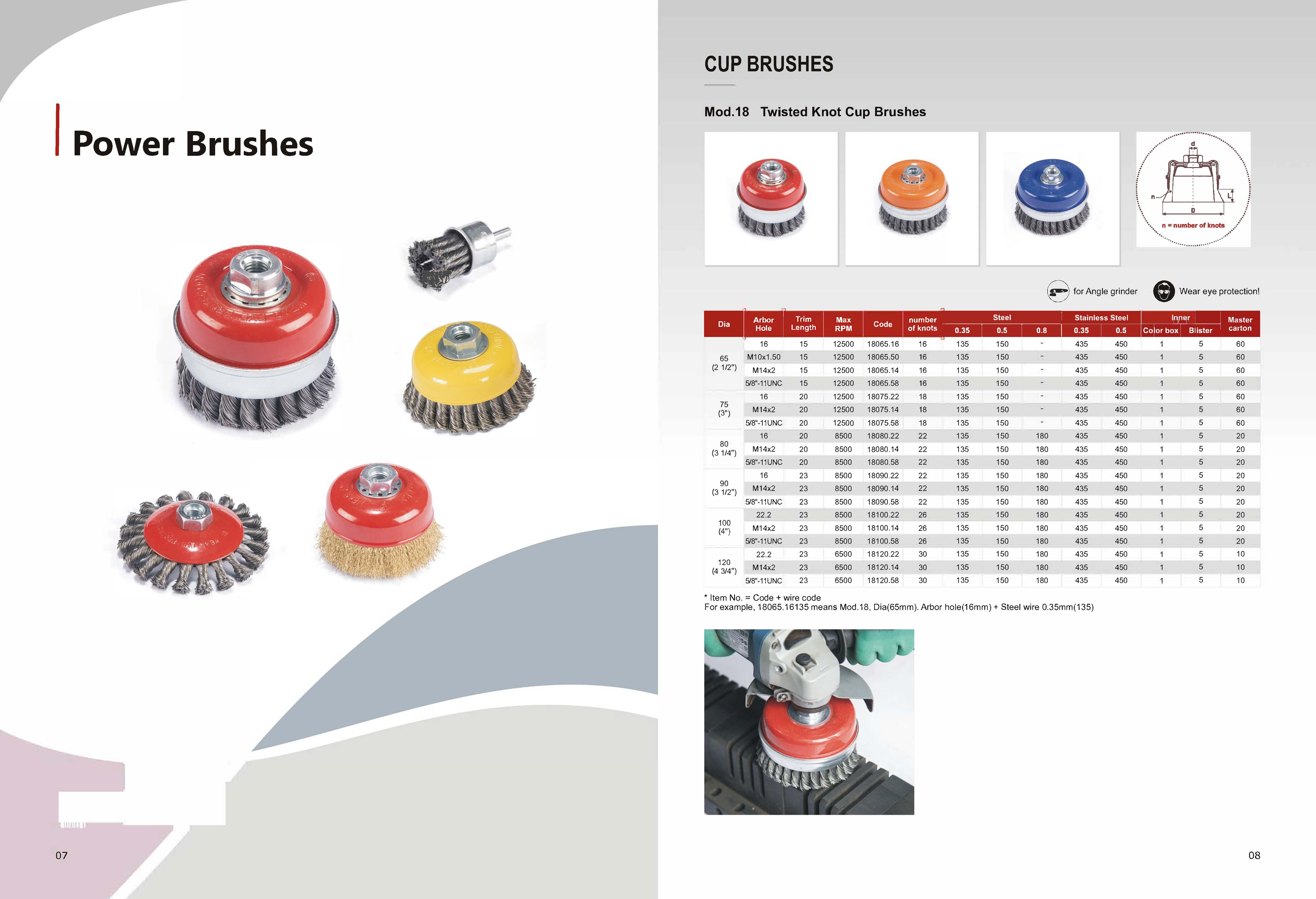 Power Wire Brushes Power Abrasive Nylon Brushes Handle Brushes Friction Brushes