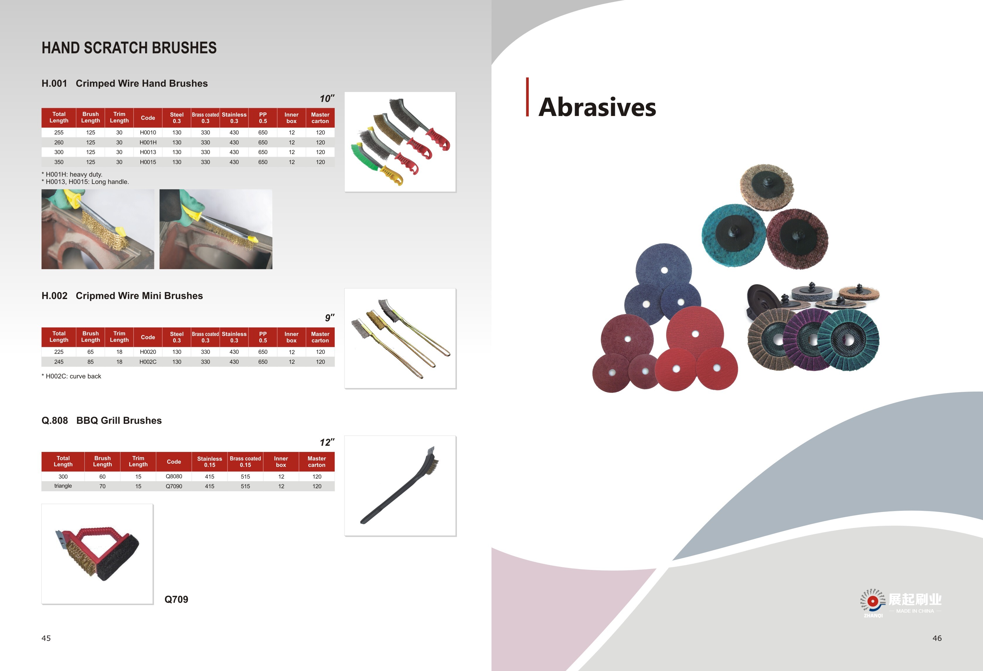 Power Wire Brushes Power Abrasive Nylon Brushes Handle Brushes Friction Brushes