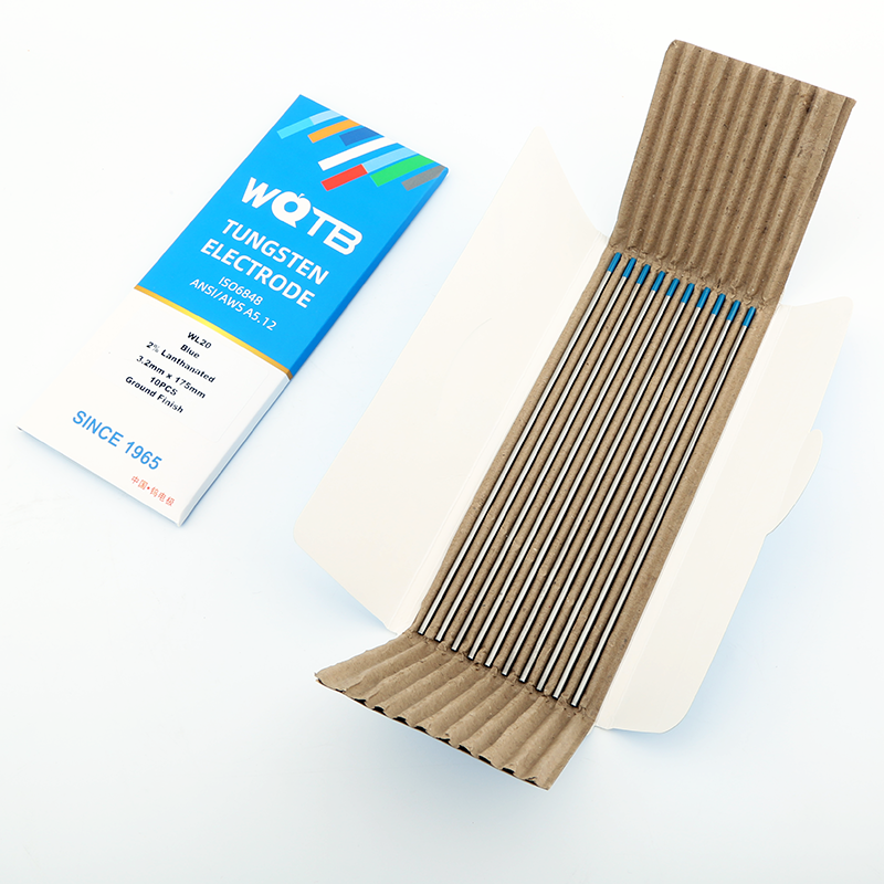 2% Lanthanated Professional Tungsten Rods WL20 Tungsten Electrode 1.6 2.0 2.4 3.0 3.2 4.0mm Blue Tig Electrodes for Tig Welding Lanthanated tungsten Rods Lanthanated tungsten Rods
