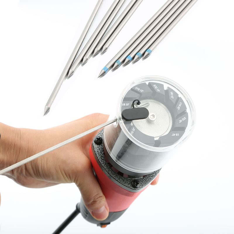 Handheld Tungsten Electrode Grinder 220V Dustproof  Portable Tungsten Sharpener for Electrode 1/8 1/16 3/32 inch 15 30 45 degree Handheld Tungsten Electrode Grinder Handheld Tungsten Electrode Grinder
