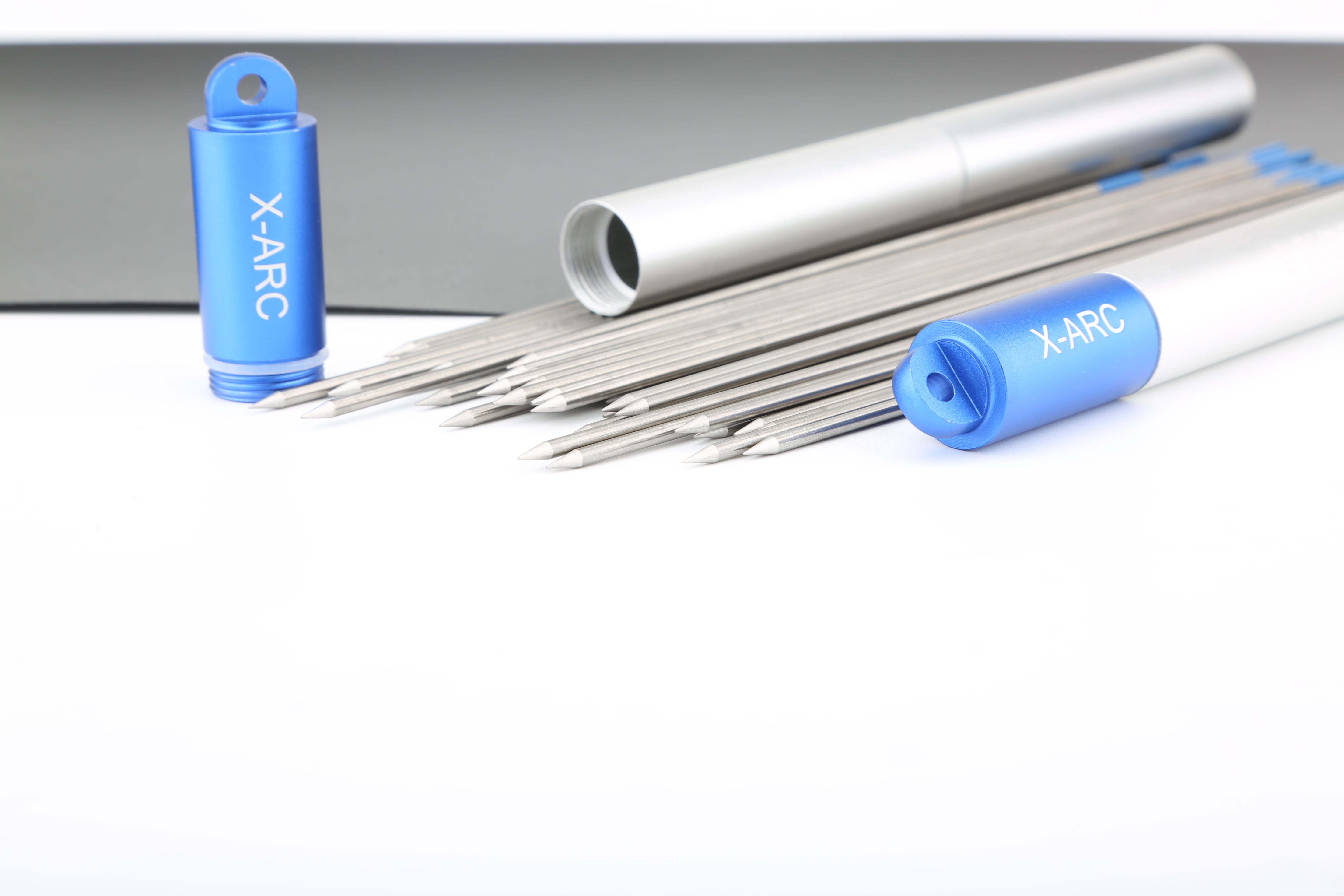 Pre-Sharpened Tungsten Electrodes vertical grain 20PCS Aluminum package WL20 Lanthanated TIG Welding rods 2.4 175 mm 3/32 7 inch Pre-Sharpened Tungsten Electrodes  Pre-Sharpened Tungsten Electrodes