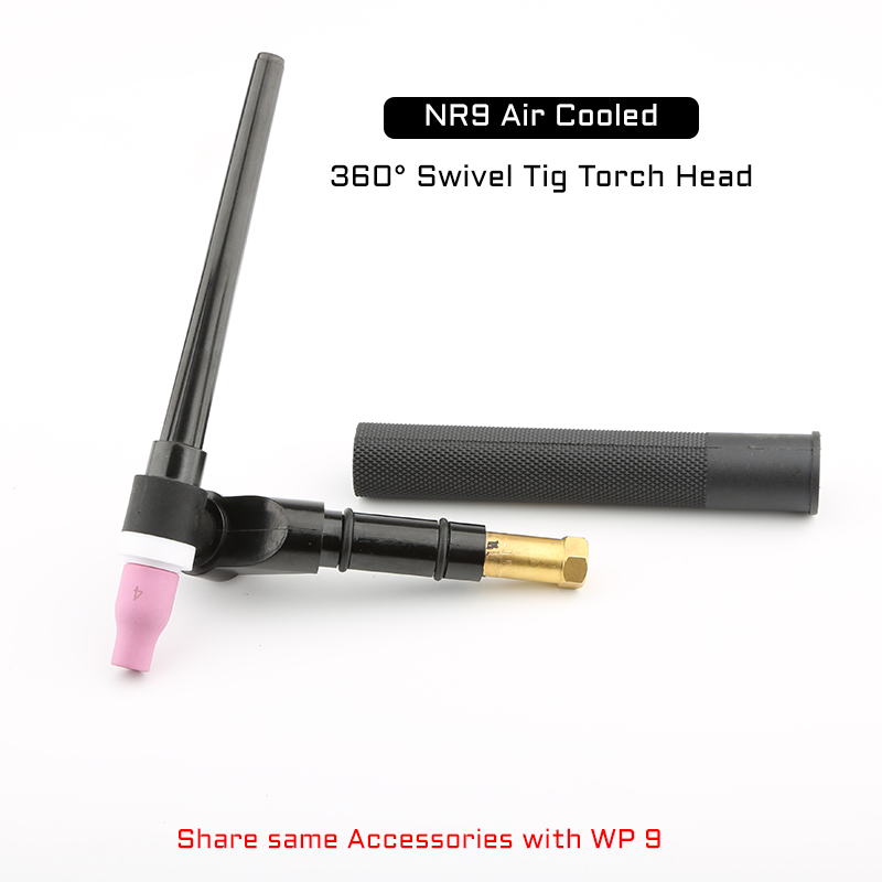 360° Swivel Tig Torch Head NR9 AIR Cooled Argon welding Gun (Share same Accessories with WP 9) 360° Swivel Tig Torch Head NR9 AIR Cooled 360° Swivel Tig Torch Head NR9 AIR Cooled