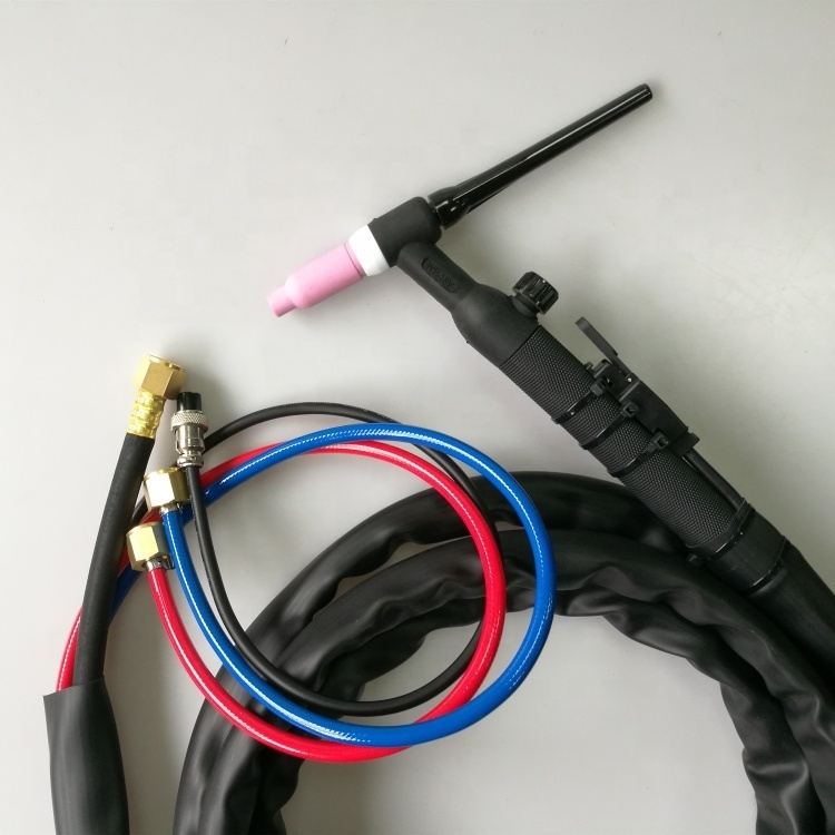 WP-18V water cooled argon arc welding gun for tig weld WP-18V Water Cooled TIG Torch WP-18V Water Cooled TIG Torch