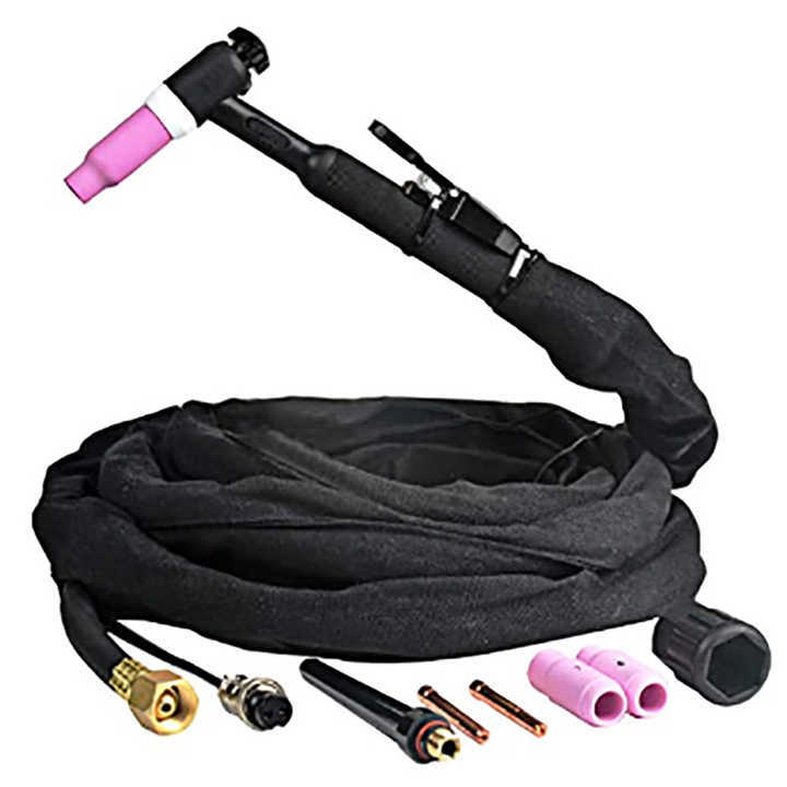 WP26 Tig Welding Torch Air-Cooled Tig Welding 13 Feet Cable,Connector: M16*1.5 Two-pin socket WP26 Tig Welding Torch  WP26 Tig Welding Torch,TlG Welding Accessories