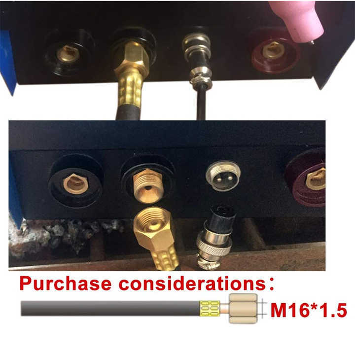 WP26 Tig Welding Torch Air-Cooled Tig Welding 13 Feet Cable,Connector: M16*1.5 Two-pin socket WP26 Tig Welding Torch  WP26 Tig Welding Torch,TlG Welding Accessories