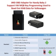 1pc Handy Baby 2 II/E-Baby JMD OBD2 Basic Function Adapter Read ID48 Data with MQB Odometer Programming for Audi for VW Cars All Key Lost