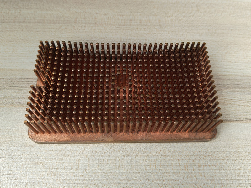 Cold Foged Copper Pin Fin Baseplate For EV IGBT/SiC Power Modules
