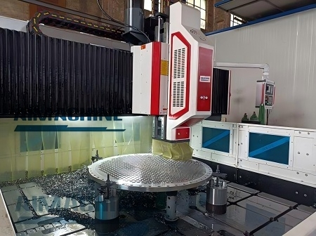 Gantry high speed cnc drilling and milling machine