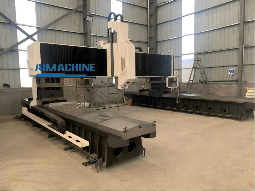 Model 4040 CNC Drilling and Tapping Machine in Production