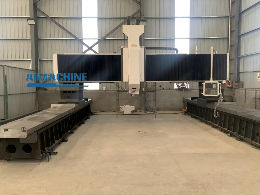 Model 4040 CNC Drilling and Tapping Machine in Production
