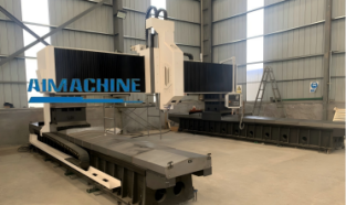 Model 4040 CNC Drilling and Tapping Machine in Production