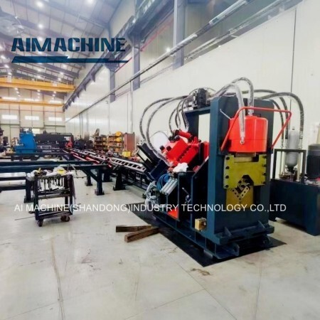 cnc angle punching machine