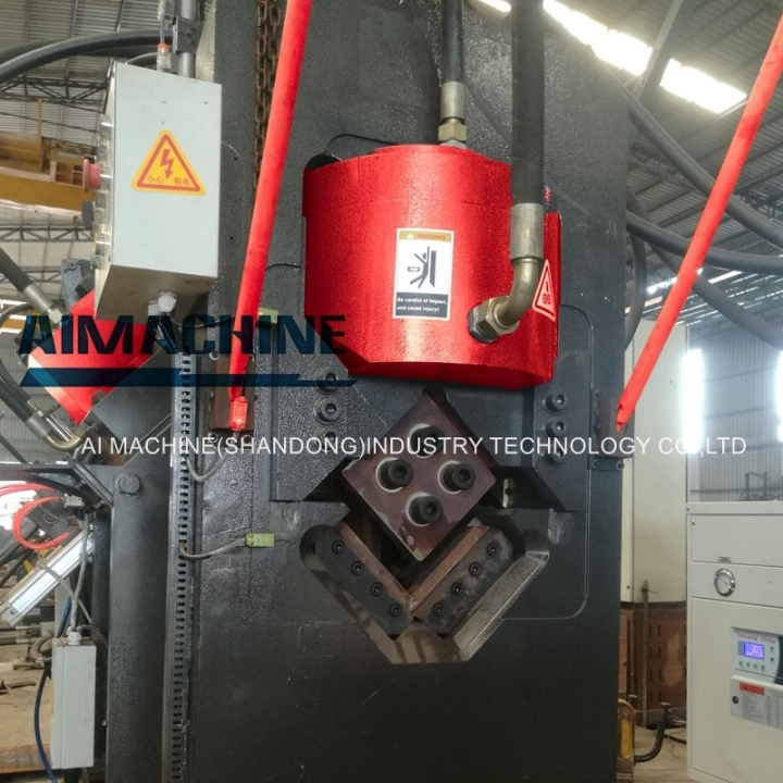 CNC Angle Punching Machine for Angle Iron Punching Marking Shearing