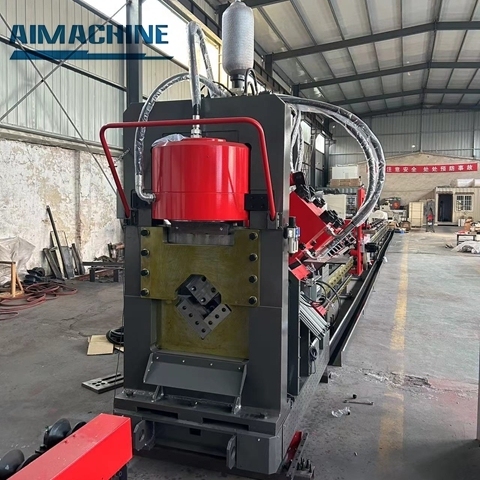 cnc angle steel cutting punching marking machine