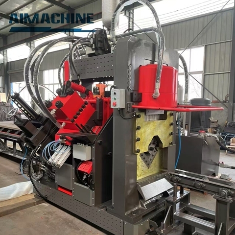 cnc angle steel cutting punching marking machine