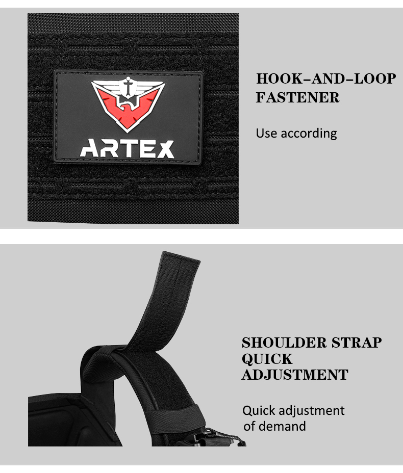 Quick Release Plate Carrier Tactical Vest Military Grade MOLLE Combat Gear Chaleco Tactico Bandolier Laser Cut Vest Artex 