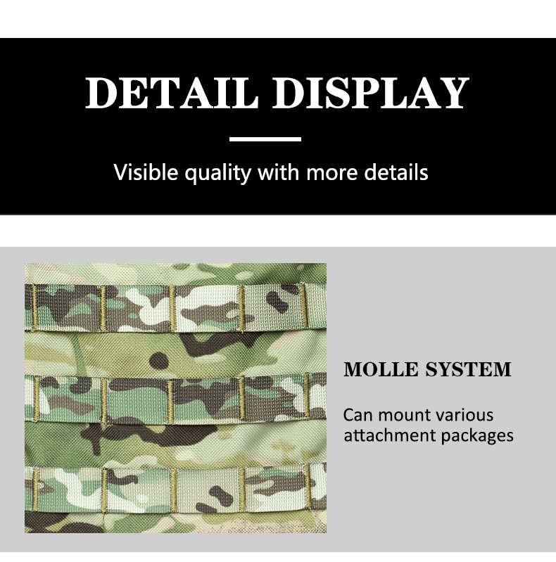 Artex Quick Release Tactical Vest Camo Weighted Vest for Men 1000D Tactical Gear for Outdoor Training Hunting Gaming 