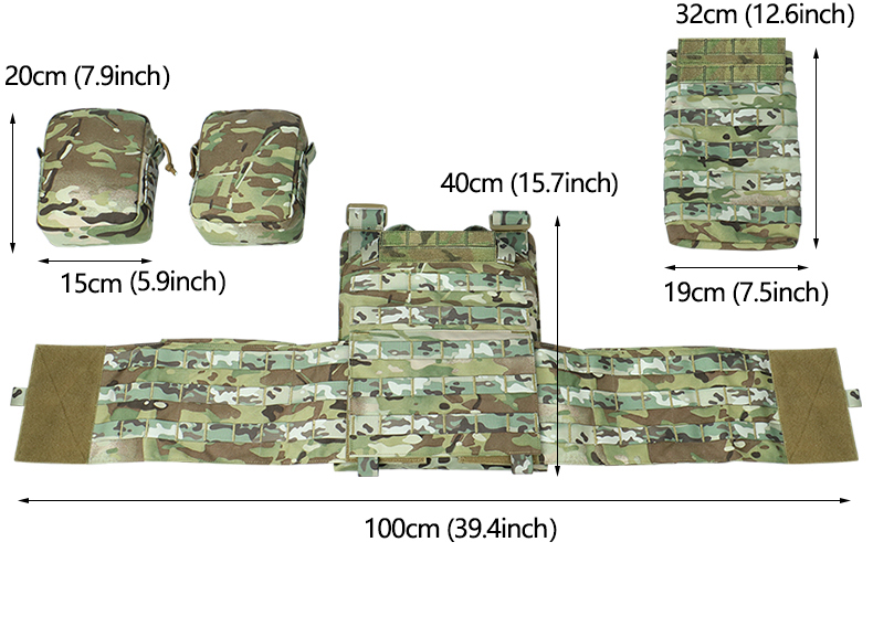 Artex Tactical Vest Adjustable Breathable Weighted Outdoor Vest for Training 