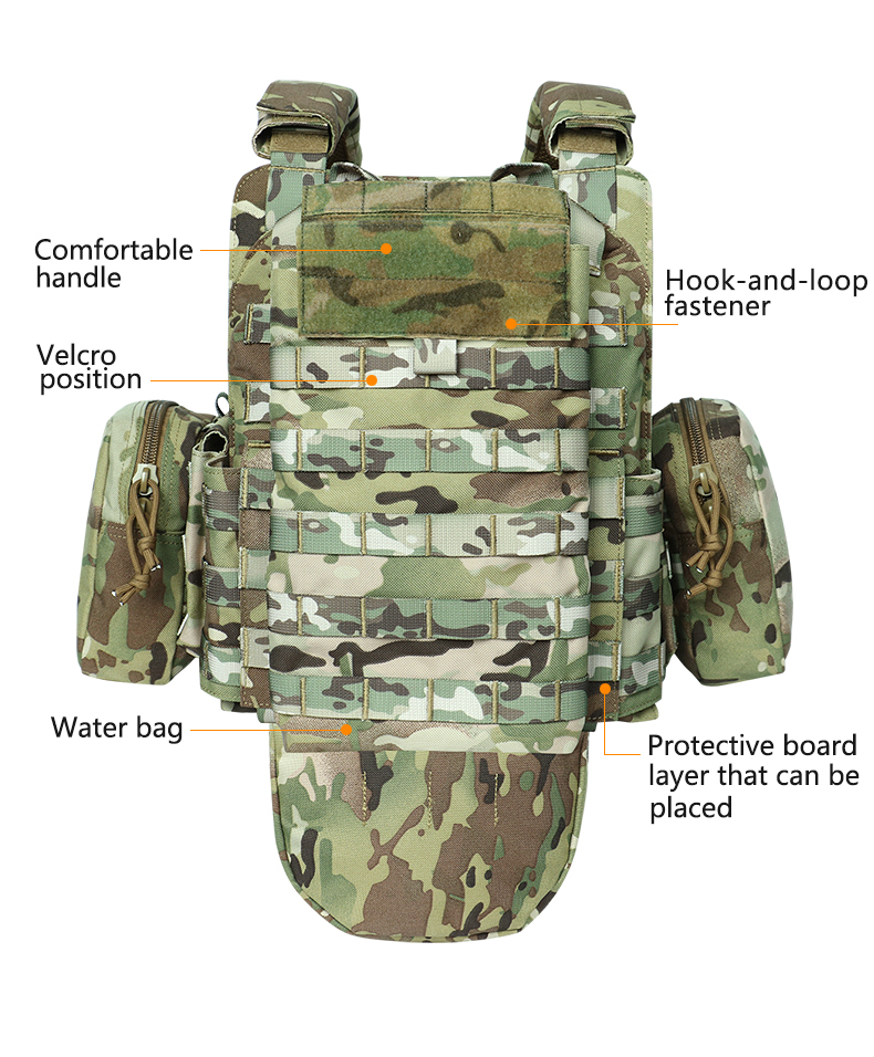 Artex Tactical Training Vest with PALS System Multi Pocket Adjustable Straps Quick-Release Buckle for Hunting  