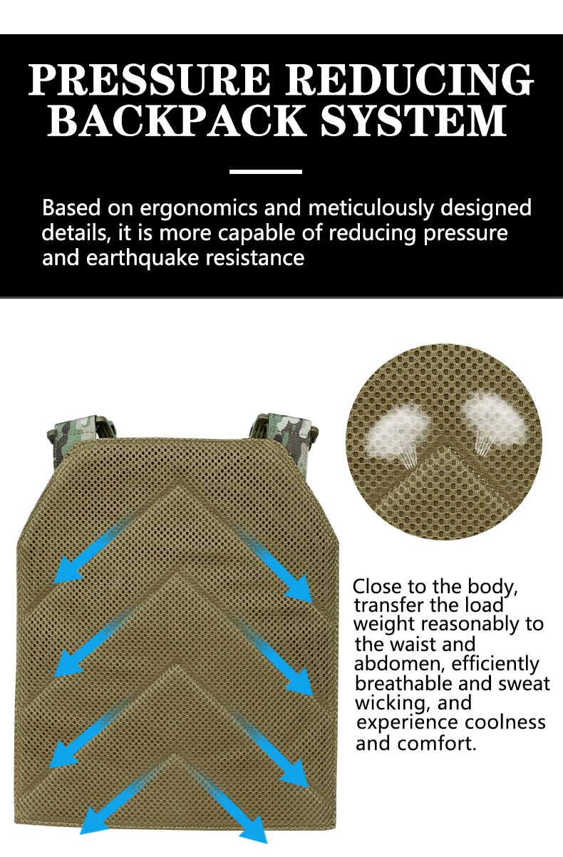 Artex Tactical Training Vest with PALS System Multi Pocket Adjustable Straps Quick-Release Buckle for Hunting  