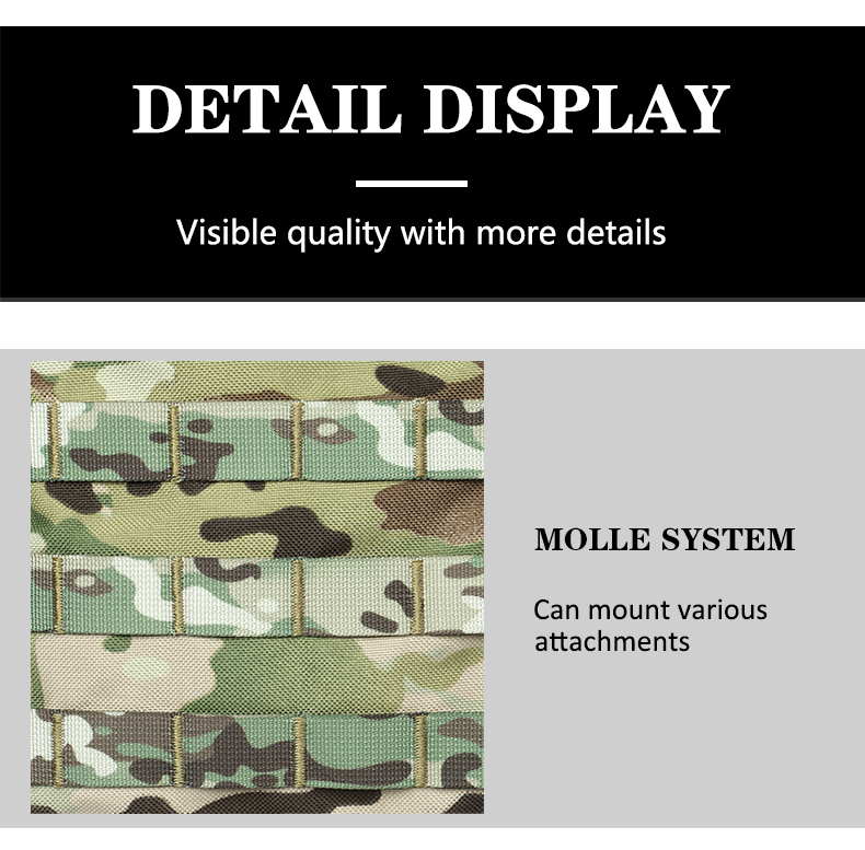 Artex Tactical Training Vest with PALS System Multi Pocket Adjustable Straps Quick-Release Buckle for Hunting  