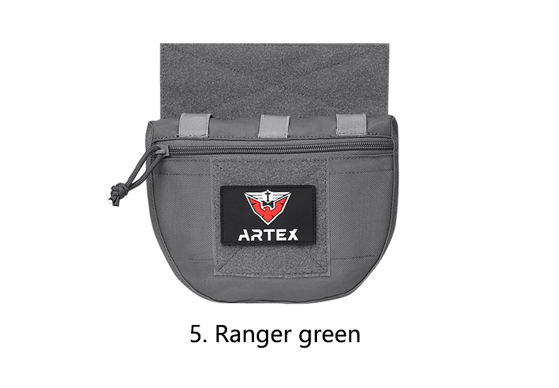 wholesale Tactical Molle Chest Rig Drop Dump Pouch Bag For CRM CRX Vest Armor Carrier Storage Hunting Accessories Chest Pouch Lower Belly 