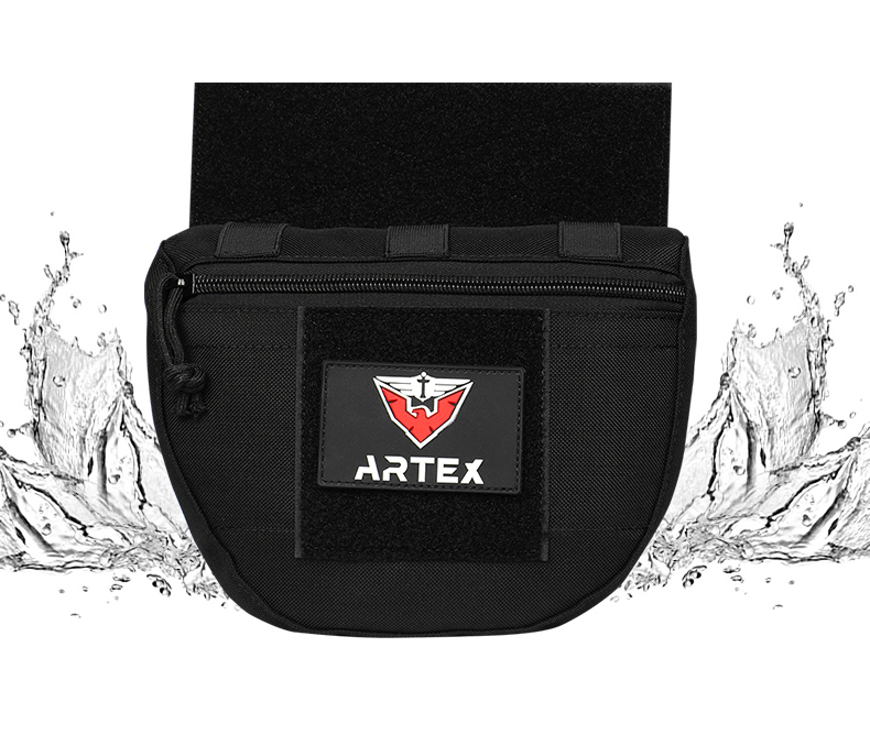 wholesale Tactical Molle Chest Rig Drop Dump Pouch Bag For CRM CRX Vest Armor Carrier Storage Hunting Accessories Chest Pouch Lower Belly 