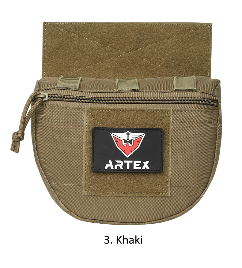 wholesale Tactical Molle Chest Rig Drop Dump Pouch Bag For CRM CRX Vest Armor Carrier Storage Hunting Accessories Chest Pouch Lower Belly 