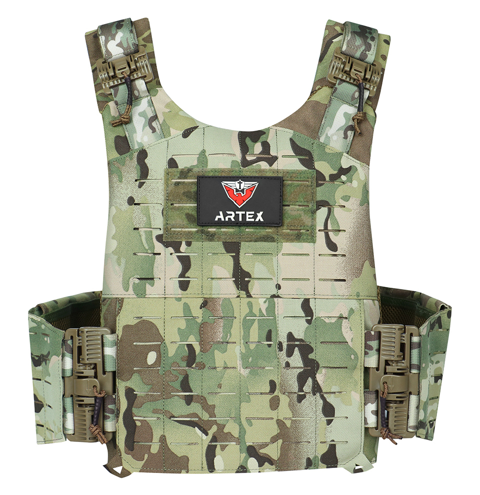 Custom wholesale Tactical Quick Release Vest for Men Fully Adjustable Plate Carriers Vest with Breathable 3D Mesh Liner 