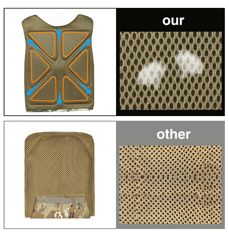 Custom wholesale Tactical Quick Release Vest for Men Fully Adjustable Plate Carriers Vest with Breathable 3D Mesh Liner 