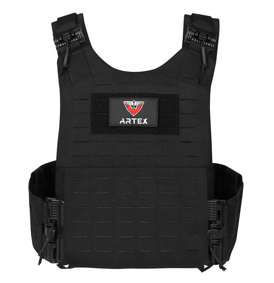 Custom wholesale Tactical Quick Release Vest for Men Fully Adjustable Plate Carriers Vest with Breathable 3D Mesh Liner 