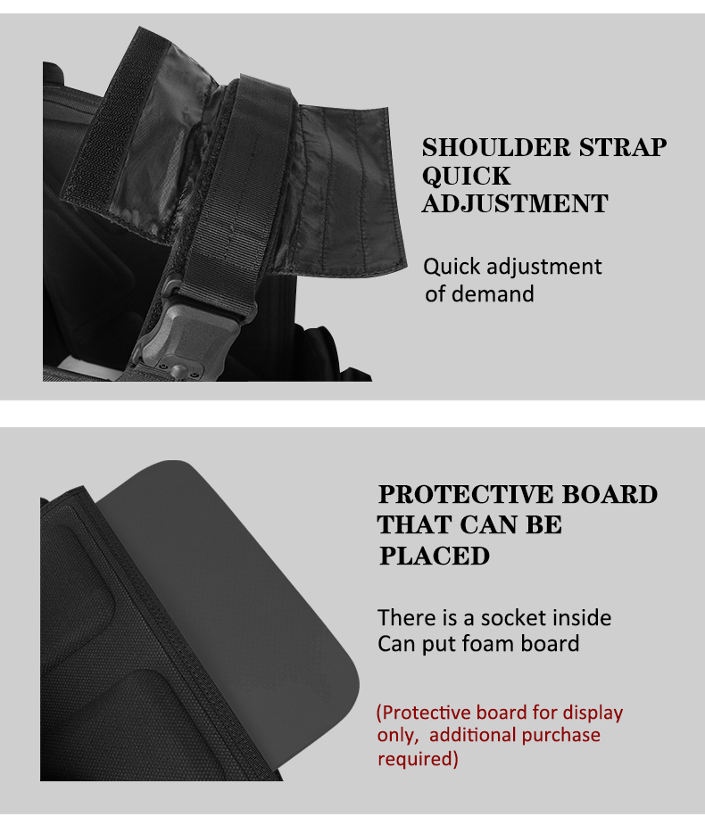 Custom wholesale Artex Magnetic Tactical Vest for Men Plate Carrier Vest Quick Release One Button Disassembly Lightweight Vest 