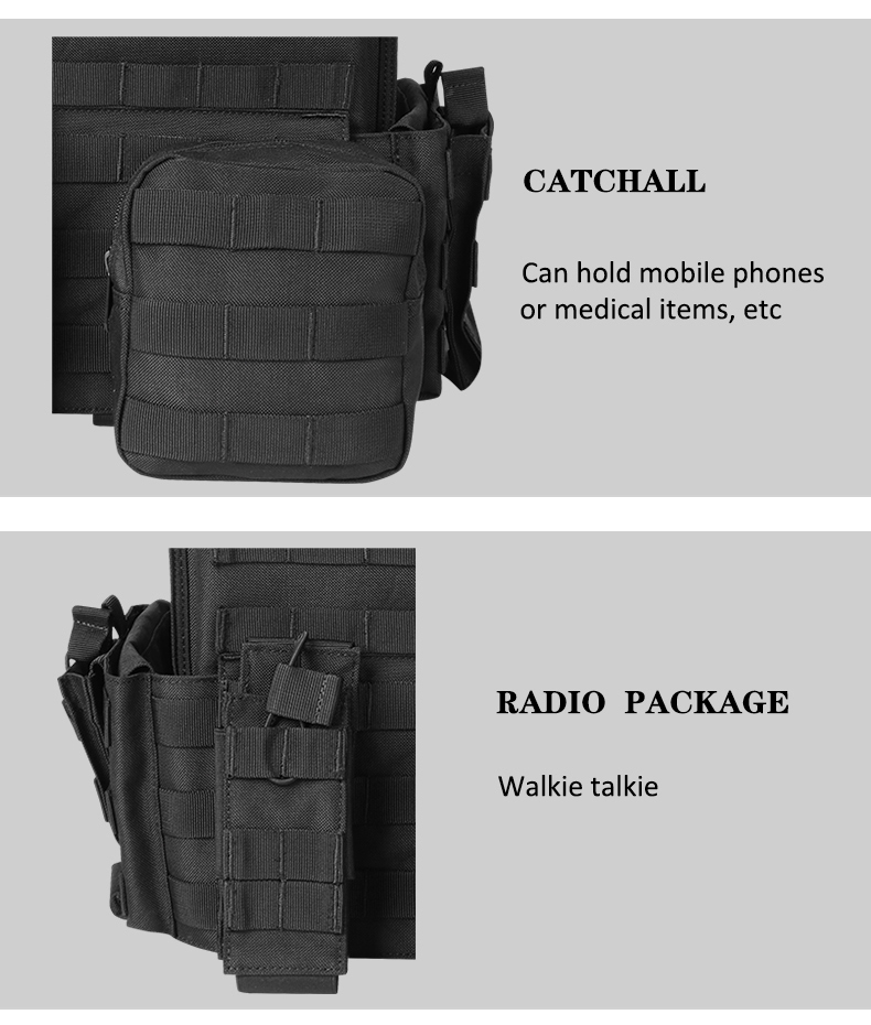 Custom wholesale Artex Magnetic Tactical Vest for Men Plate Carrier Vest Quick Release One Button Disassembly Lightweight Vest 