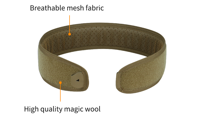 Artex Tactical Belt 3 IN 1 Laser Cut Quick Release Buckle MOLLE Combat Shooting Belt with Inner Belt Back Support Pad 