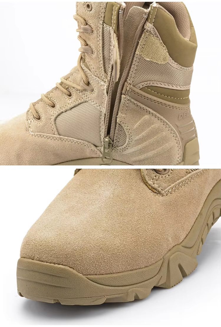 Artex Genuine Leather Deltaa Tactical Boots for Mens Shoes Desert Outdoor Sport Hiking Combat Botas Climbing Tactical Boots 