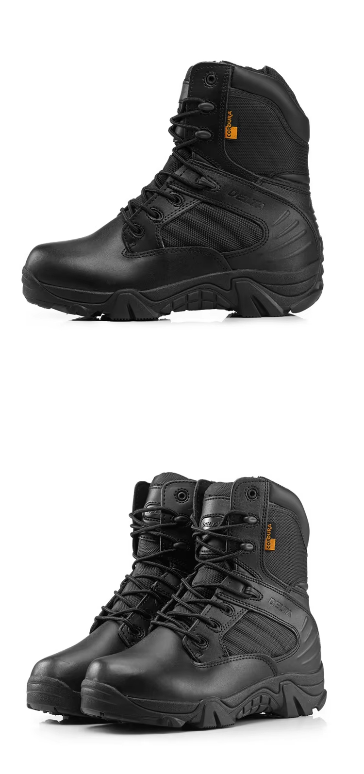 Artex Genuine Leather Deltaa Tactical Boots for Mens Shoes Desert Outdoor Sport Hiking Combat Botas Climbing Tactical Boots 