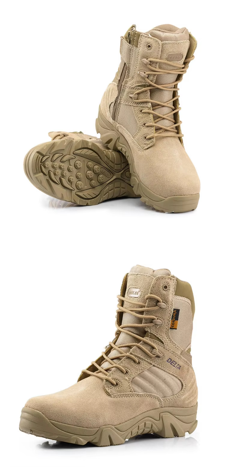 Artex Genuine Leather Deltaa Tactical Boots for Mens Shoes Desert Outdoor Sport Hiking Combat Botas Climbing Tactical Boots 