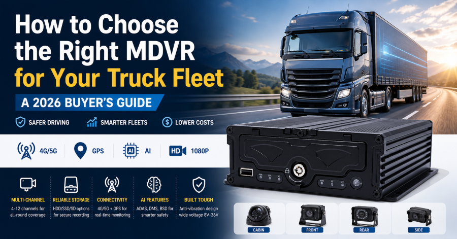 How to Choose the Right MDVR for Your Truck Fleet: A 2026 Buyer’s Guide