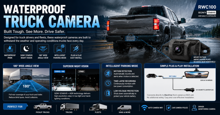 Waterproof Truck Camera