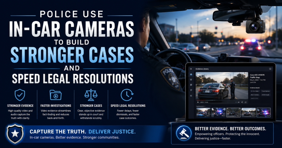Police Use In-Car Cameras to Build Stronger Cases and Speed Legal Resolutions