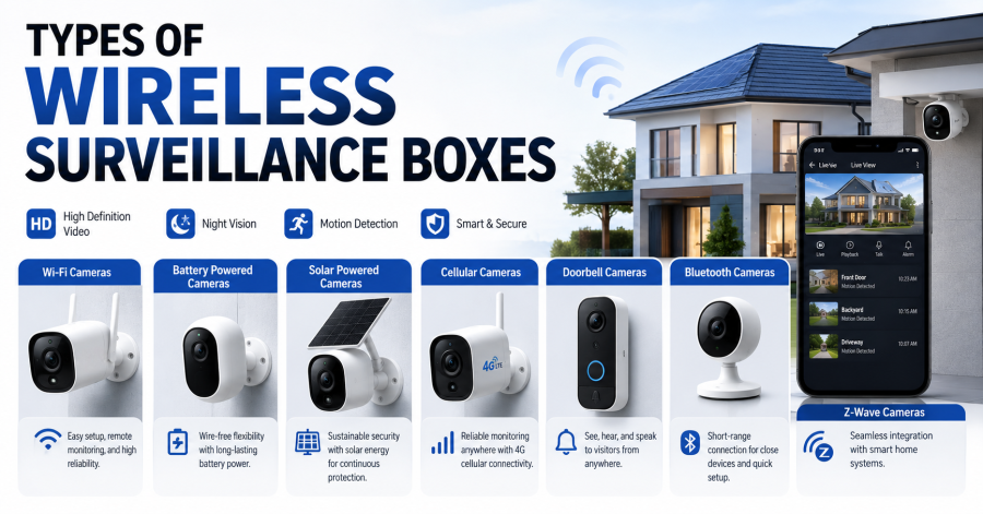 Types of Wireless Surveillance Boxes