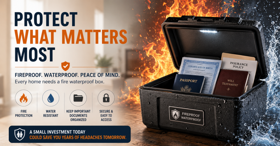 Fire Waterproof Box – A Must-Have for Home Safety