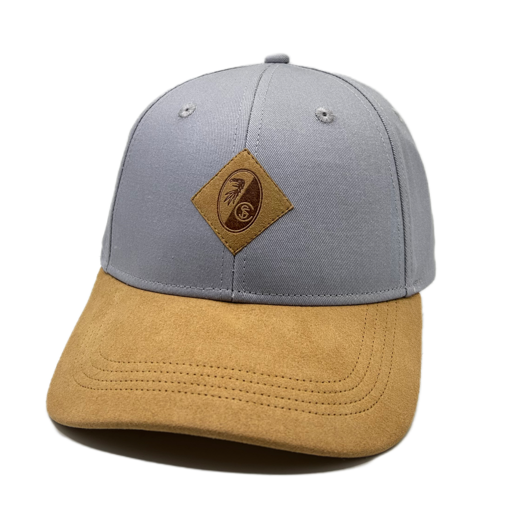 Patch Logo Suede Visor Low Profile Cap - amberheadwear.com