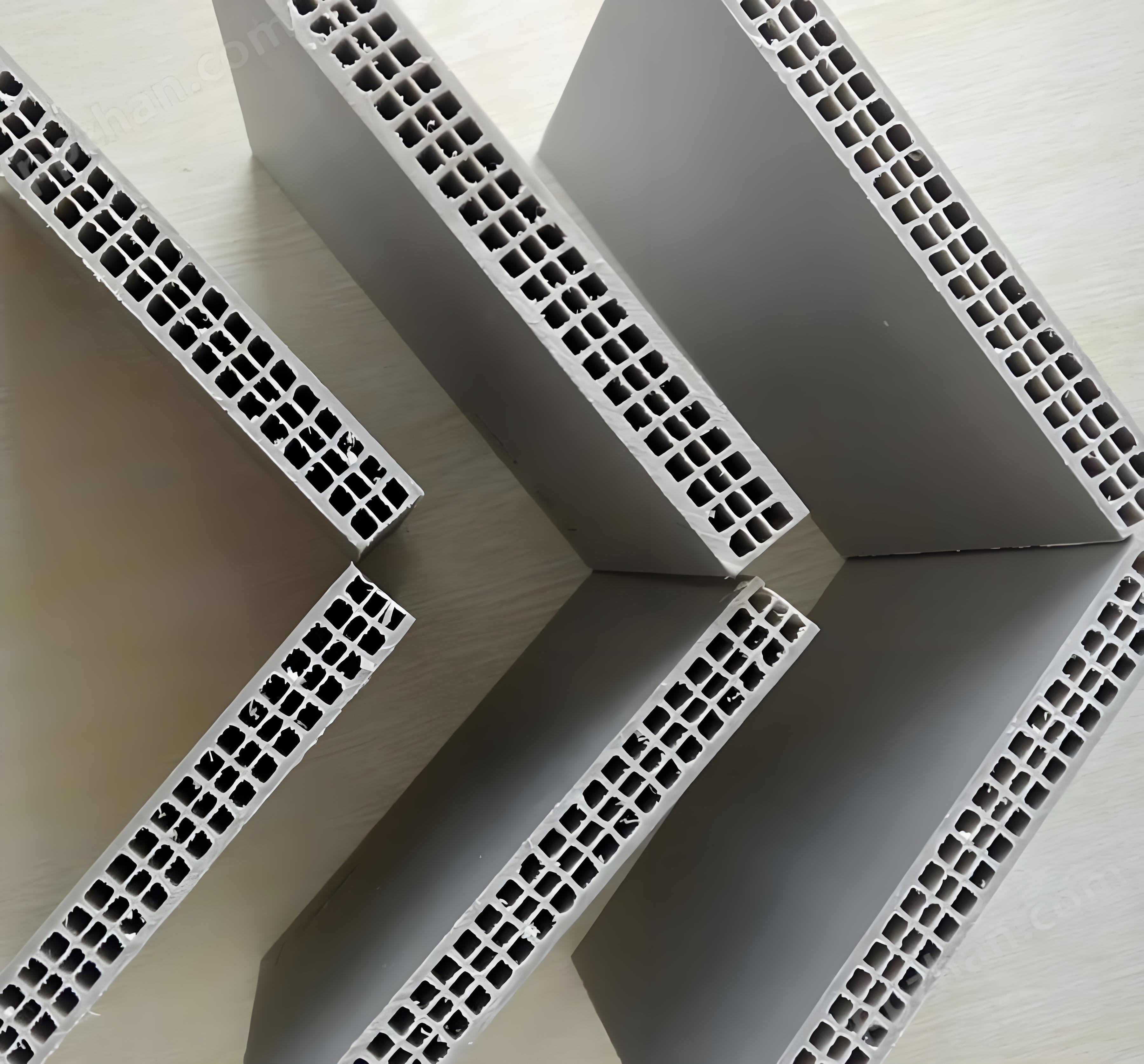 PP hollow concrete template board extrusion line 