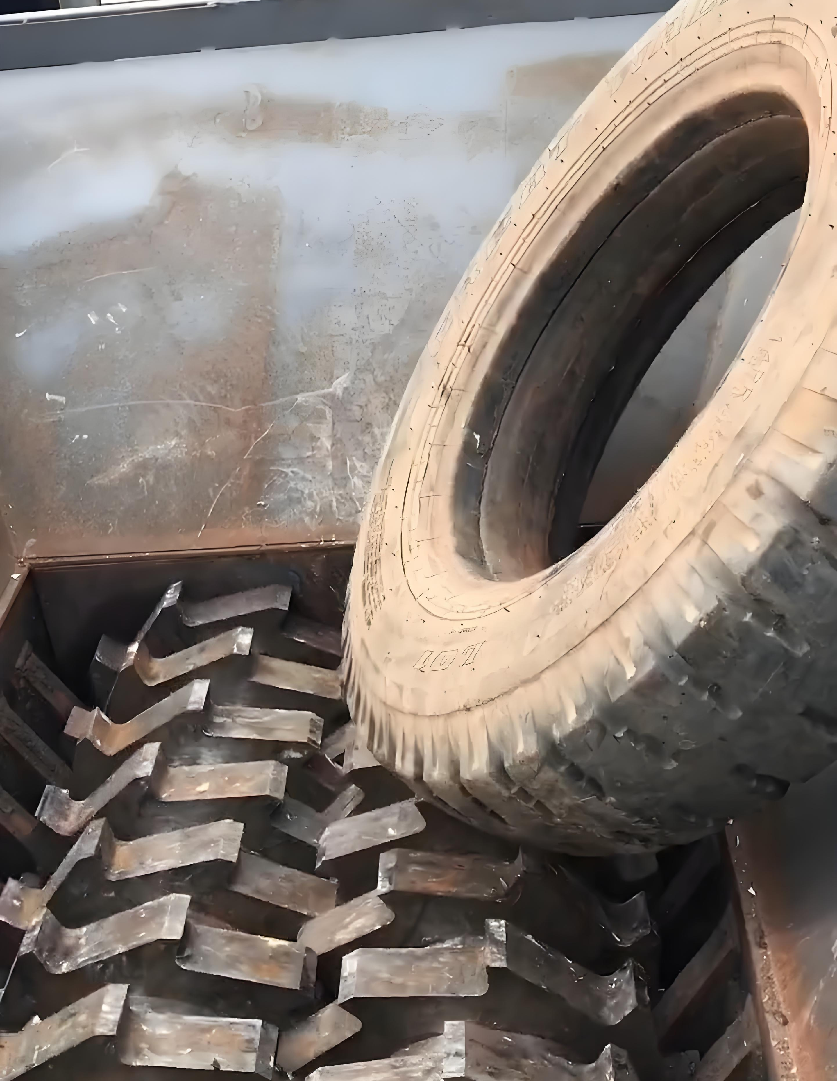 Waste Tire Recycling Shredder